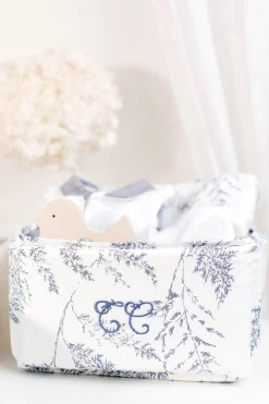 Tartine et Chocolat Panière Imprimée Feuillage| Feuillage|Linges - Accessoires De Bain