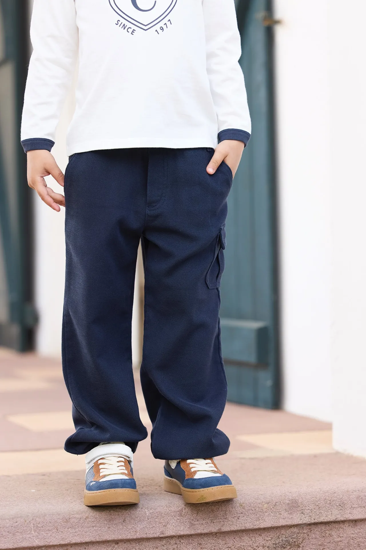 Tartine et Chocolat Pantalon Marine cargo|Enfant Pantalons - Shorts
