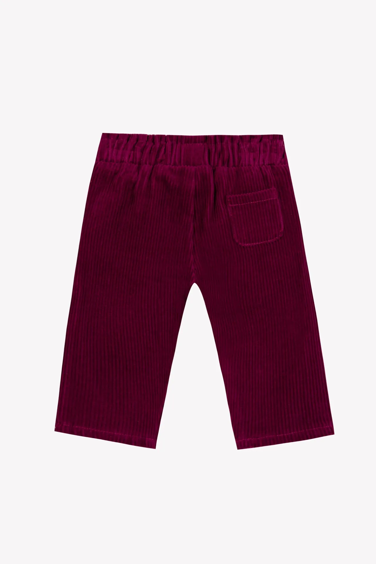 Tartine et Chocolat Pantalon Prune velours nœud| Pantalons - Shorts