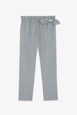Tartine et Chocolat Pantalon Gris chiné en flanelle|Enfant Pantalons