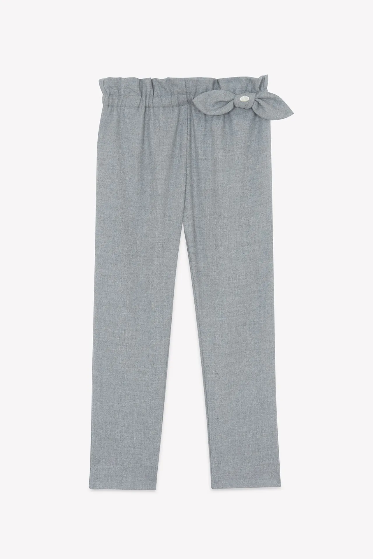 Tartine et Chocolat Pantalon Gris chiné en flanelle|Enfant Pantalons