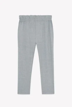 Tartine et Chocolat Pantalon Gris chiné en flanelle|Enfant Pantalons