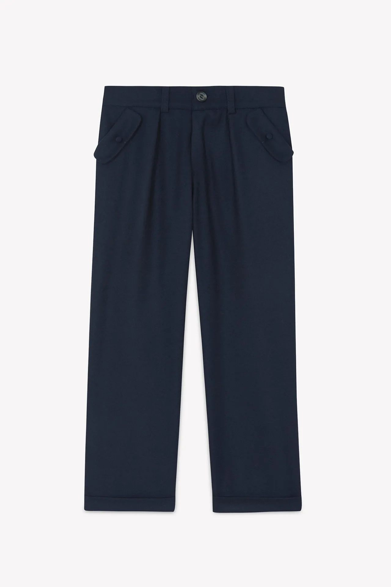 Tartine et Chocolat Pantalon Marine en flanelle|Enfant Pantalons - Shorts