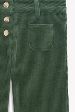Tartine et Chocolat Pantalon Vert de gris en velours|Enfant Pantalons