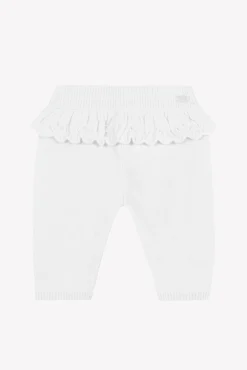Tartine et Chocolat Pantalon Ecru avec jeux de volants| Pantalons - Leggings