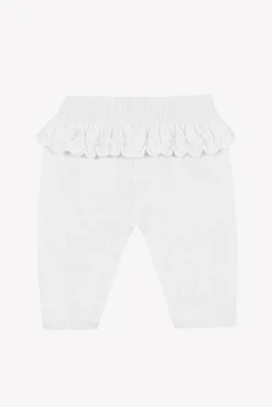 Tartine et Chocolat Pantalon Ecru avec jeux de volants| Pantalons - Leggings