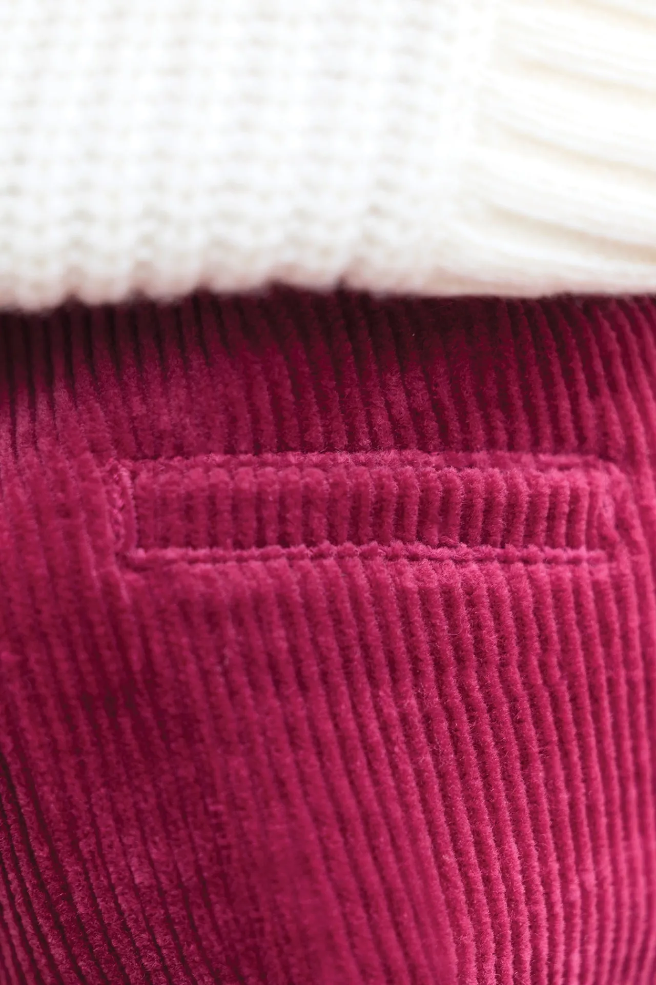 Tartine et Chocolat Pantalon Magenta en velours|Enfant Pantalons