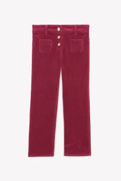 Tartine et Chocolat Pantalon Magenta en velours|Enfant Pantalons