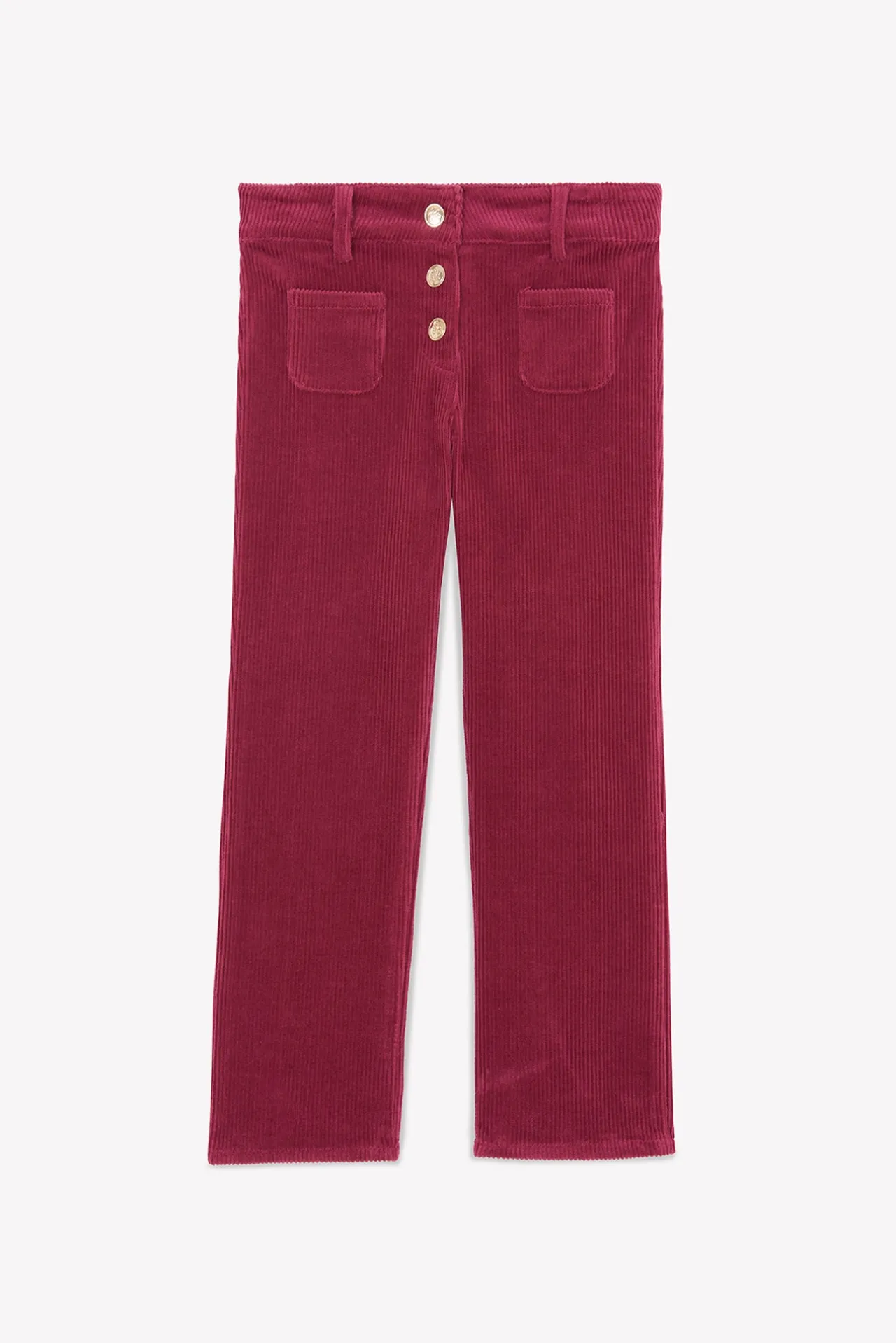 Tartine et Chocolat Pantalon Magenta en velours|Enfant Pantalons