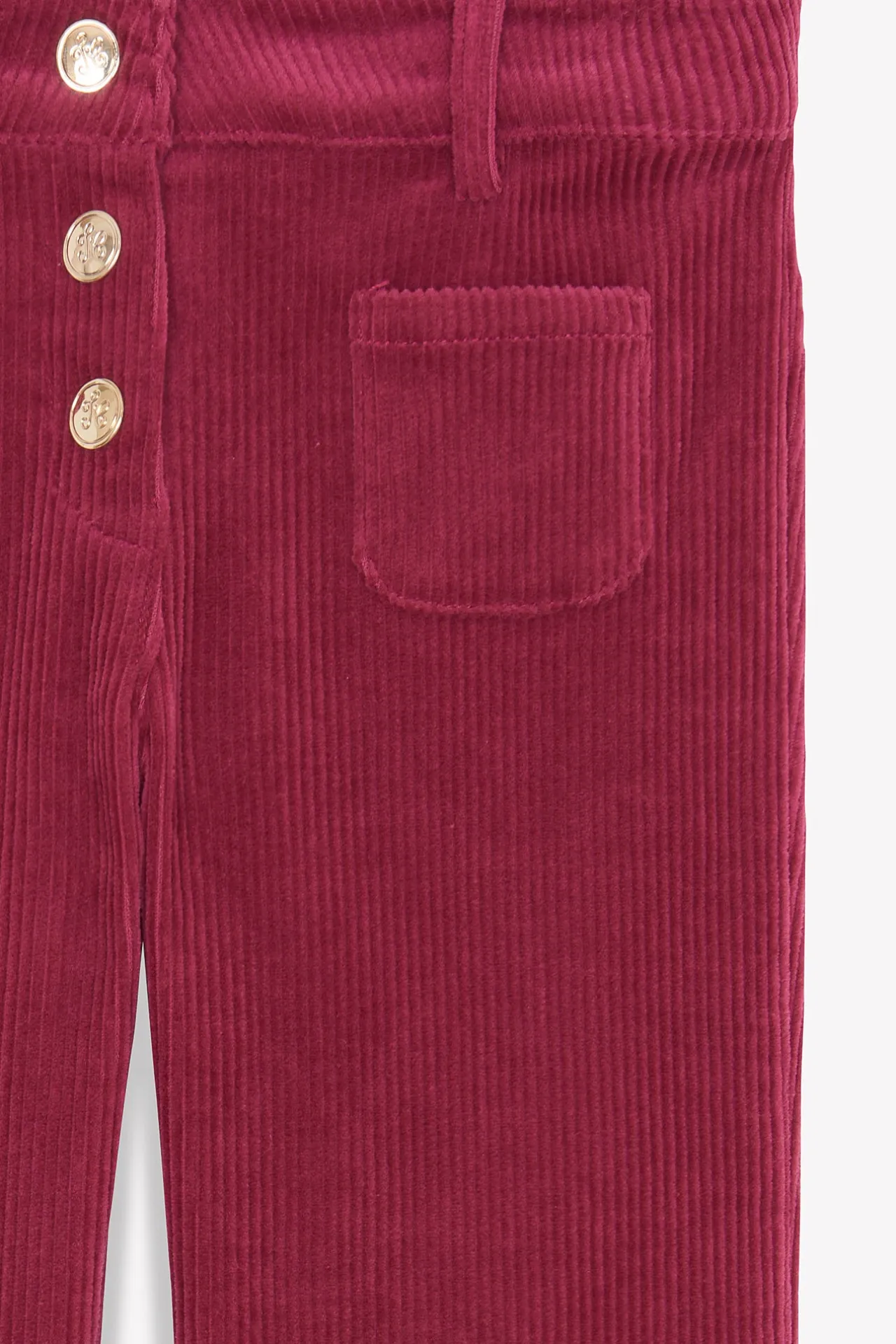 Tartine et Chocolat Pantalon Magenta en velours|Enfant Pantalons