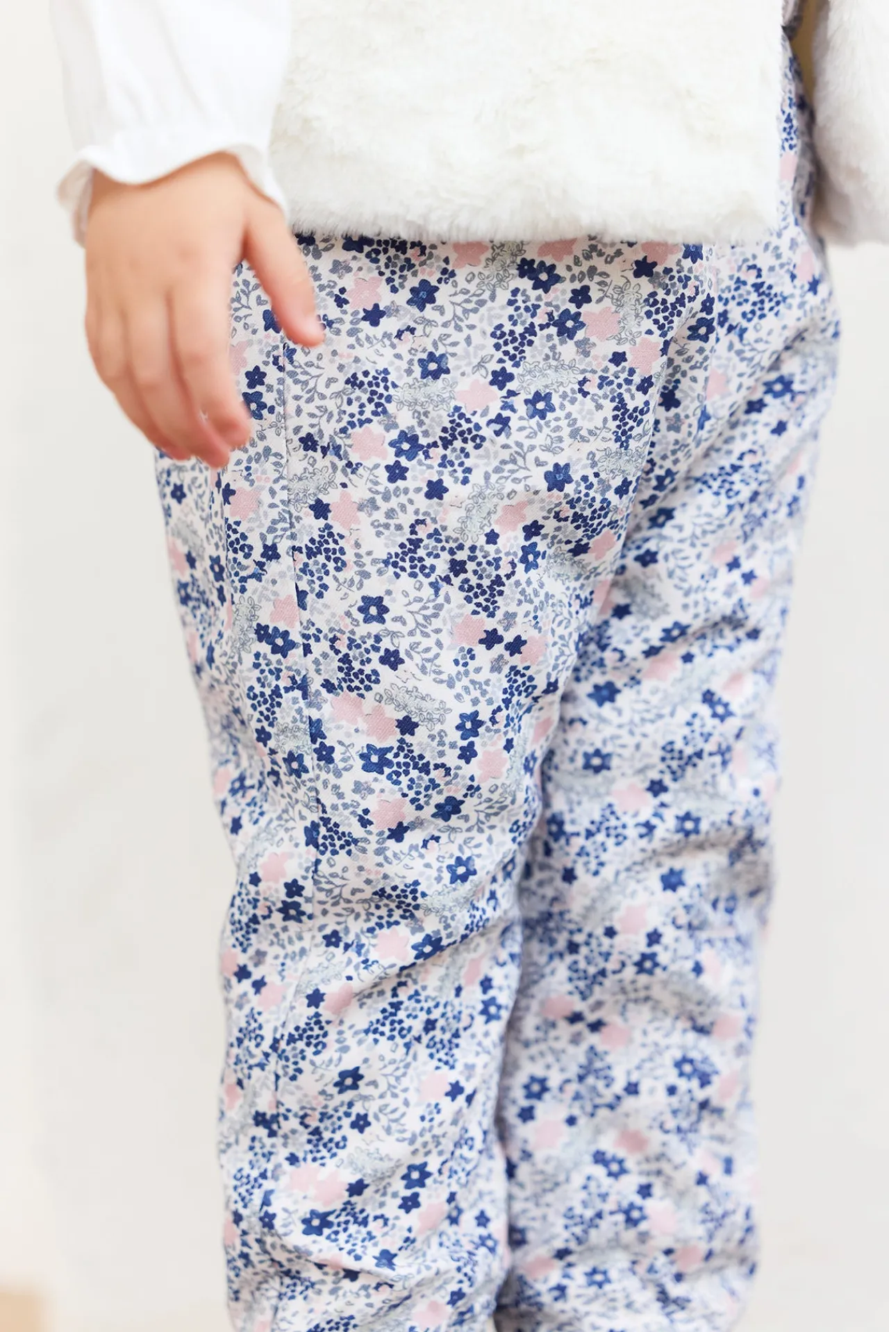Tartine et Chocolat Pantalon Bleuet petites fleurs| Pantalons - Shorts