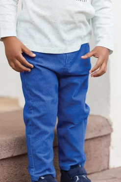 Tartine et Chocolat Pantalon Bleu électrique en velours| Pantalons - Jeans