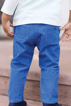 Tartine et Chocolat Pantalon Bleu électrique en velours| Pantalons - Jeans