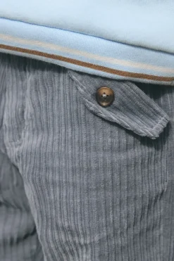 Tartine et Chocolat Pantalon Gris chiné en velours|Enfant Pantalons - Shorts