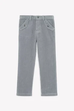 Tartine et Chocolat Pantalon Gris chiné en velours|Enfant Pantalons - Shorts