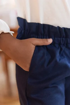 Tartine et Chocolat Pantalon Marine en flanelle|Enfant Pantalons