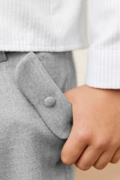 Tartine et Chocolat Pantalon Gris chiné en flanelle|Enfant Pantalons - Shorts