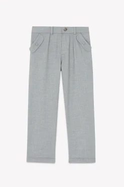 Tartine et Chocolat Pantalon Gris chiné en flanelle|Enfant Pantalons - Shorts