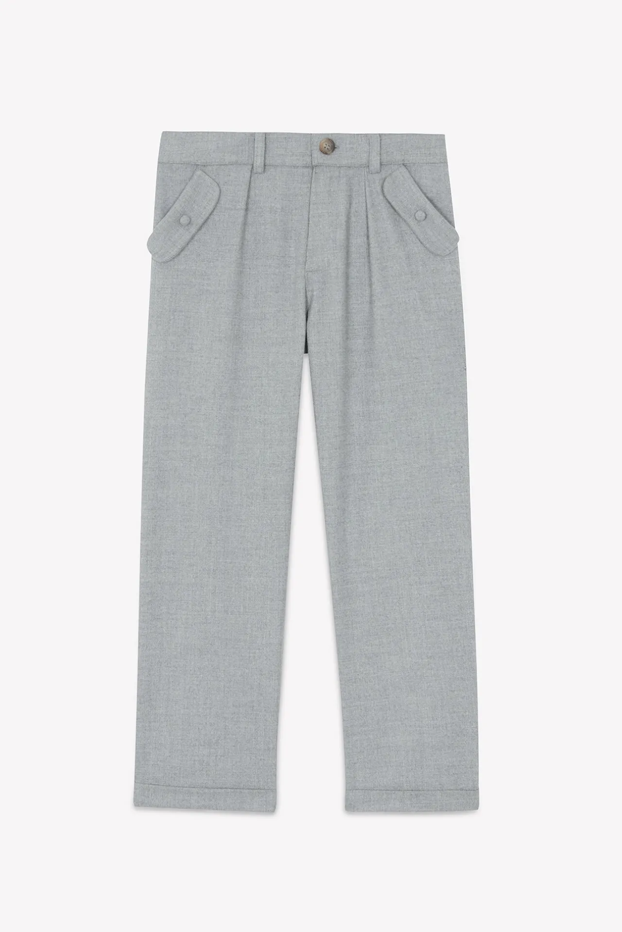 Tartine et Chocolat Pantalon Gris chiné en flanelle|Enfant Pantalons - Shorts