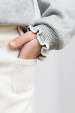 Tartine et Chocolat Pantalon Ecru en velours|Enfant Pantalons