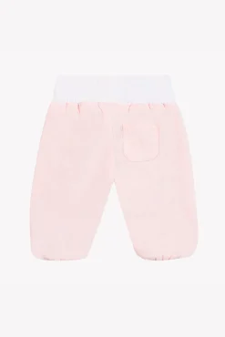 Tartine et Chocolat Pantalon Rose pâle en coton| Pantalons - Leggings