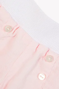 Tartine et Chocolat Pantalon Rose pâle en coton| Pantalons - Leggings