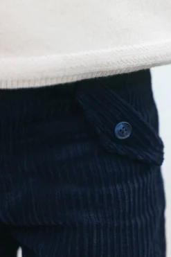 Tartine et Chocolat Pantalon Marine en velours|Enfant Pantalons - Shorts