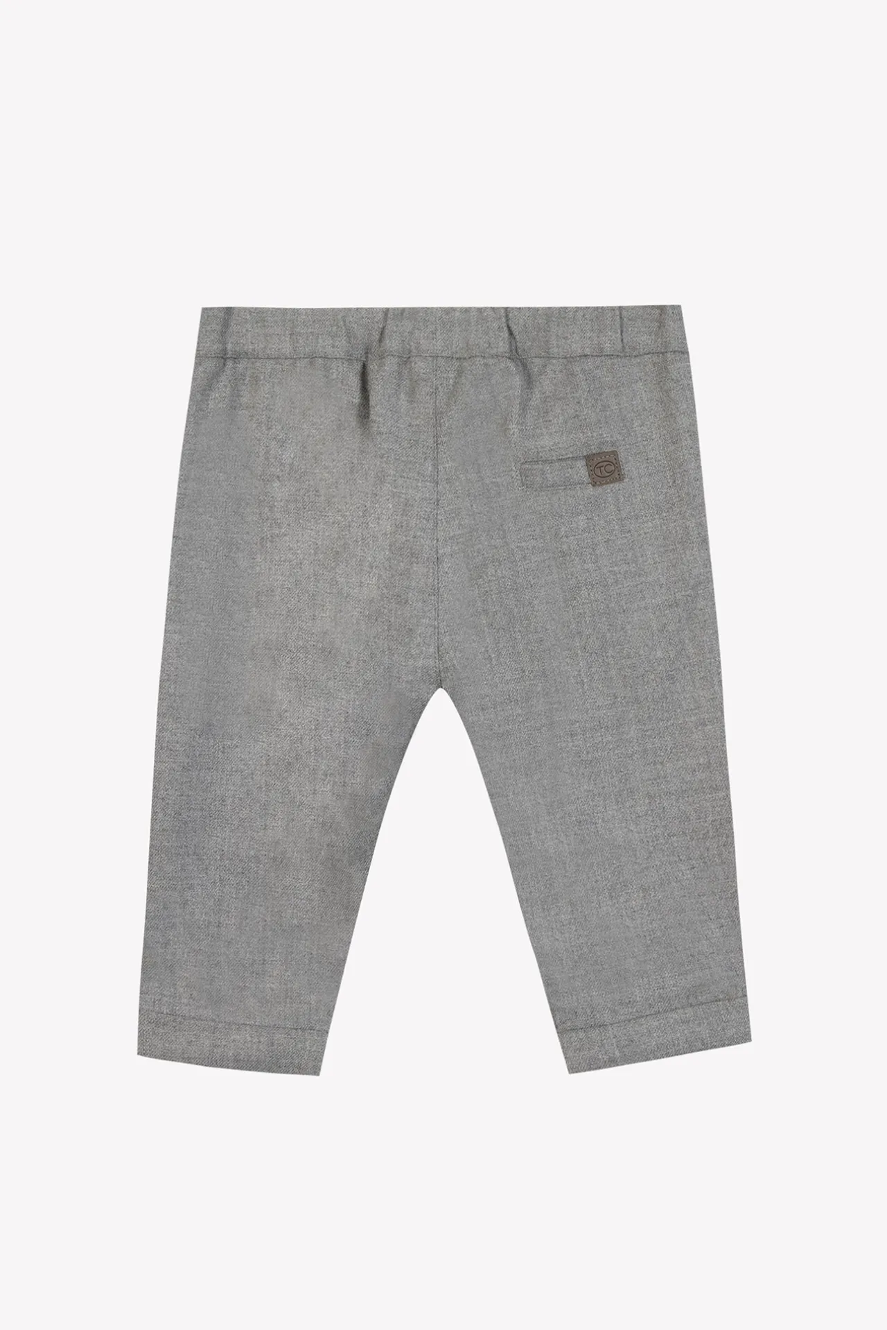 Tartine et Chocolat Pantalon Gris chiné en flanelle| Pantalons - Jeans