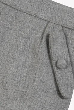 Tartine et Chocolat Pantalon Gris chiné en flanelle| Pantalons - Jeans