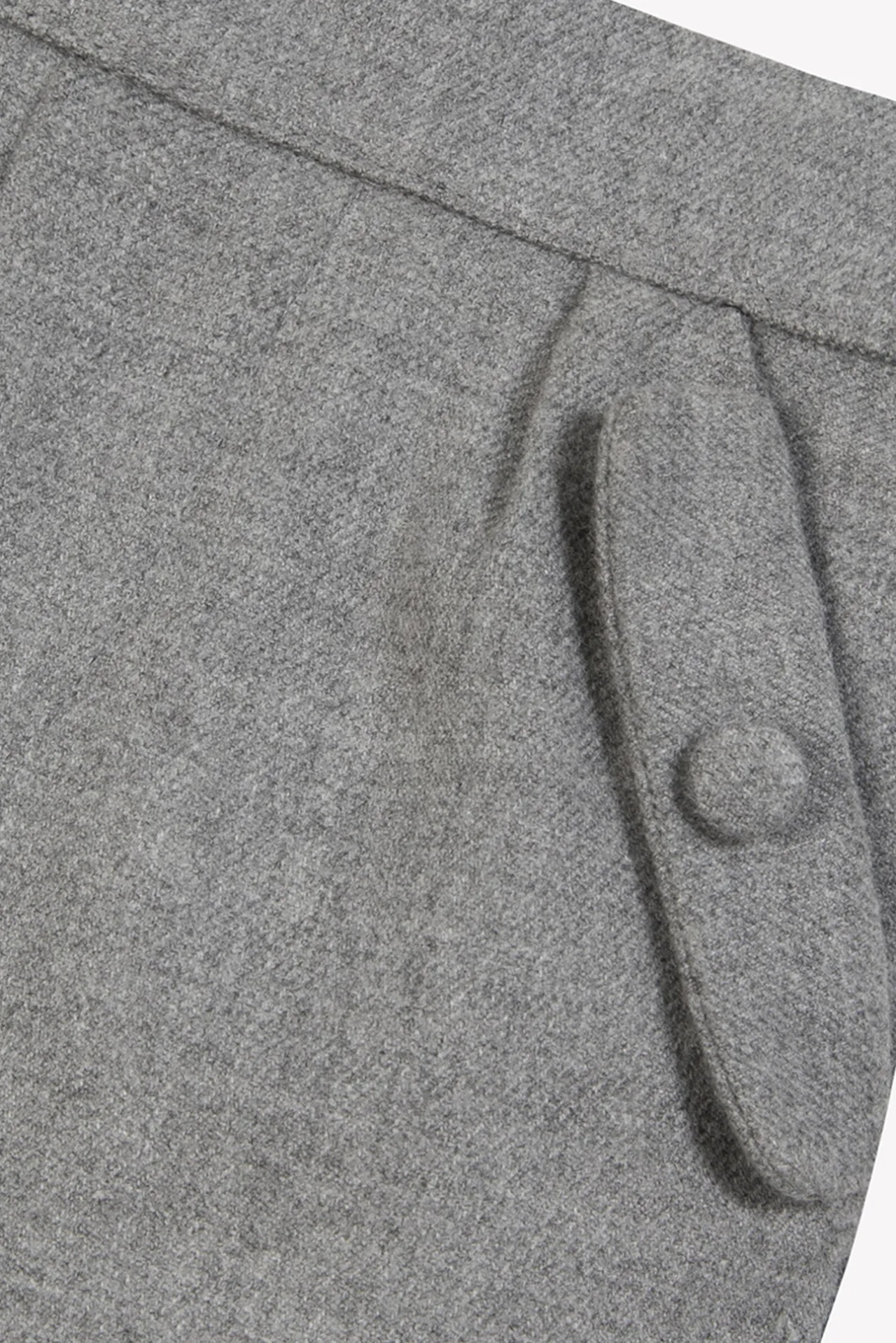 Tartine et Chocolat Pantalon Gris chiné en flanelle| Pantalons - Jeans