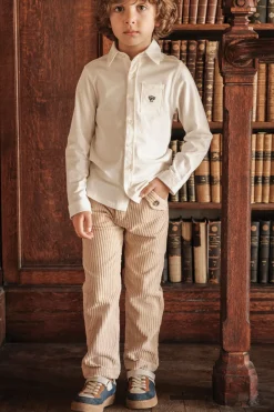 Tartine et Chocolat Pantalon Beige en velours|Enfant Pantalons - Shorts