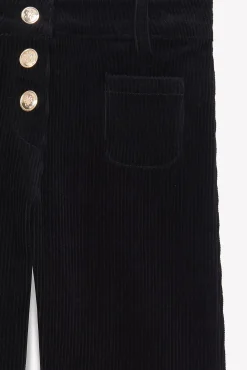Tartine et Chocolat Pantalon Noir en velours|Enfant Pantalons