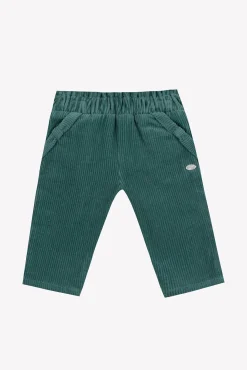 Tartine et Chocolat Pantalon Emeraude velours nœud| Pantalons - Shorts