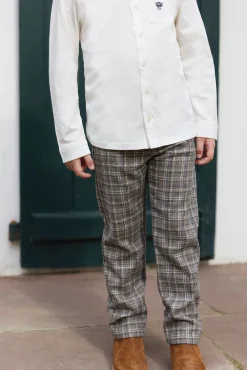 Tartine et Chocolat Pantalon Ecorce à carreaux|Enfant Pantalons - Shorts