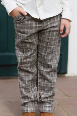 Tartine et Chocolat Pantalon Ecorce à carreaux|Enfant Pantalons - Shorts