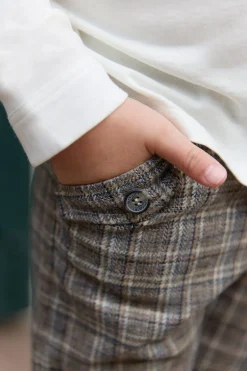 Tartine et Chocolat Pantalon Ecorce à carreaux|Enfant Pantalons - Shorts