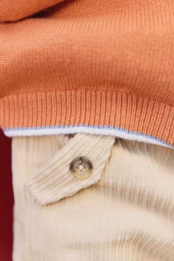 Tartine et Chocolat Pantalon Beige en velours| Pantalons - Jeans