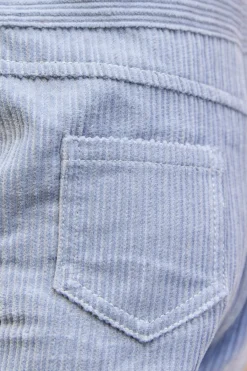 Tartine et Chocolat Pantalon Bleu grisé en velours| Pantalons - Jeans