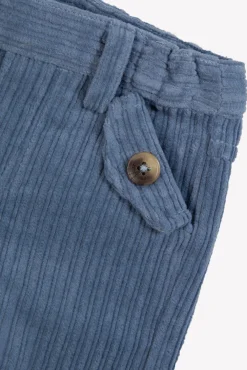 Tartine et Chocolat Pantalon Bleu grisé en velours| Pantalons - Jeans