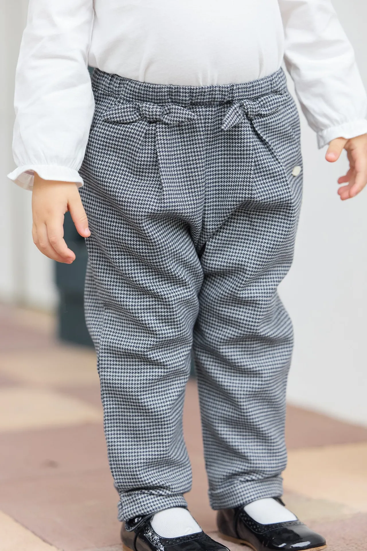 Tartine et Chocolat Pantalon Marine vichy| Pantalons - Shorts