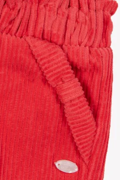 Tartine et Chocolat Pantalon Praline velours nœud| Pantalons - Shorts