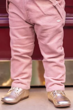 Tartine et Chocolat Pantalon Myosotis velours nœud| Pantalons - Shorts