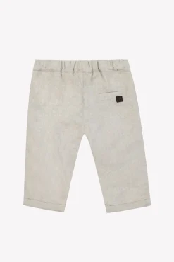Tartine et Chocolat Pantalon Greige chiné en flanelle| Pantalons - Jeans