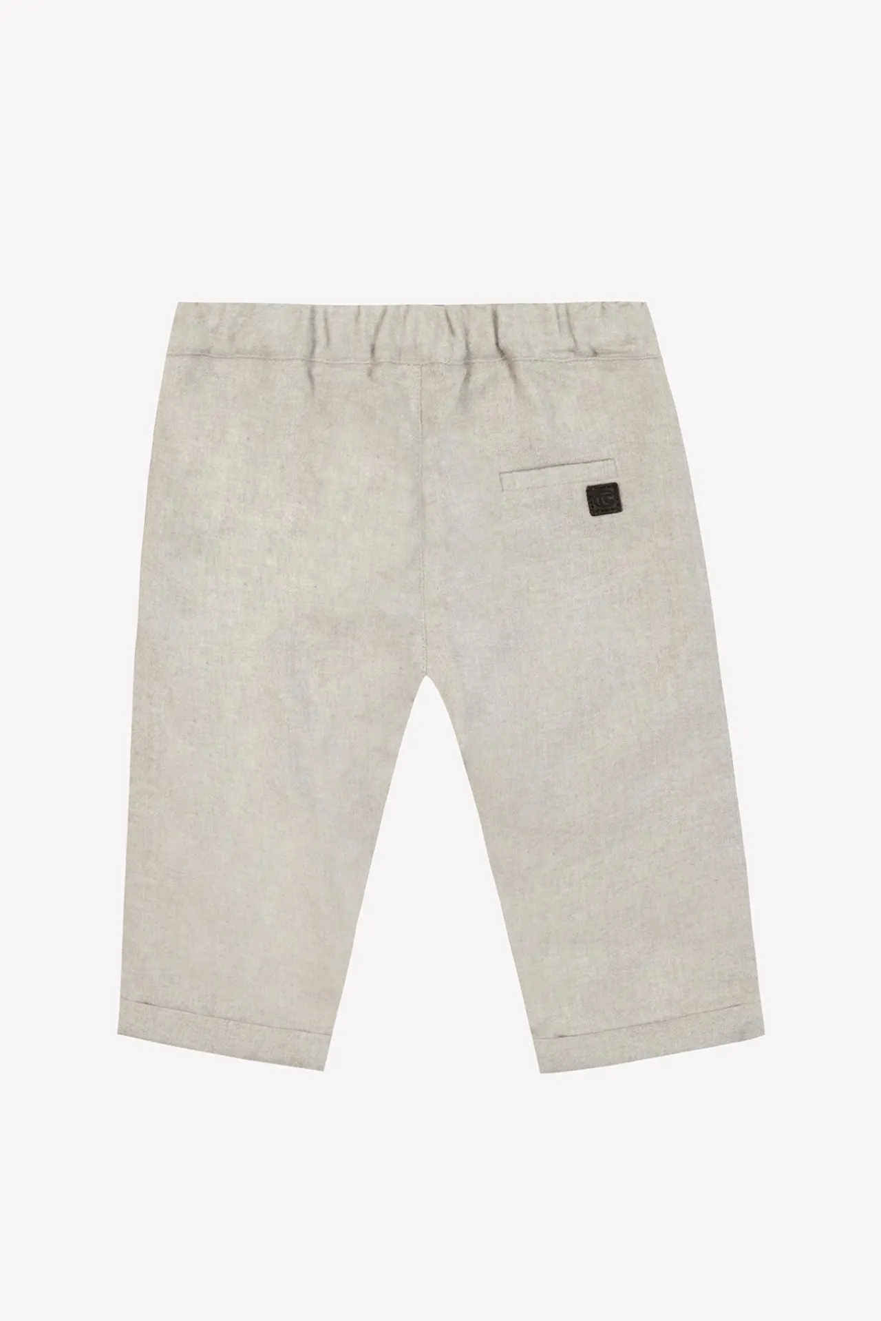 Tartine et Chocolat Pantalon Greige chiné en flanelle| Pantalons - Jeans