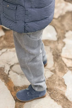 Tartine et Chocolat Pantalon Gris en velours| Pantalons - Jeans