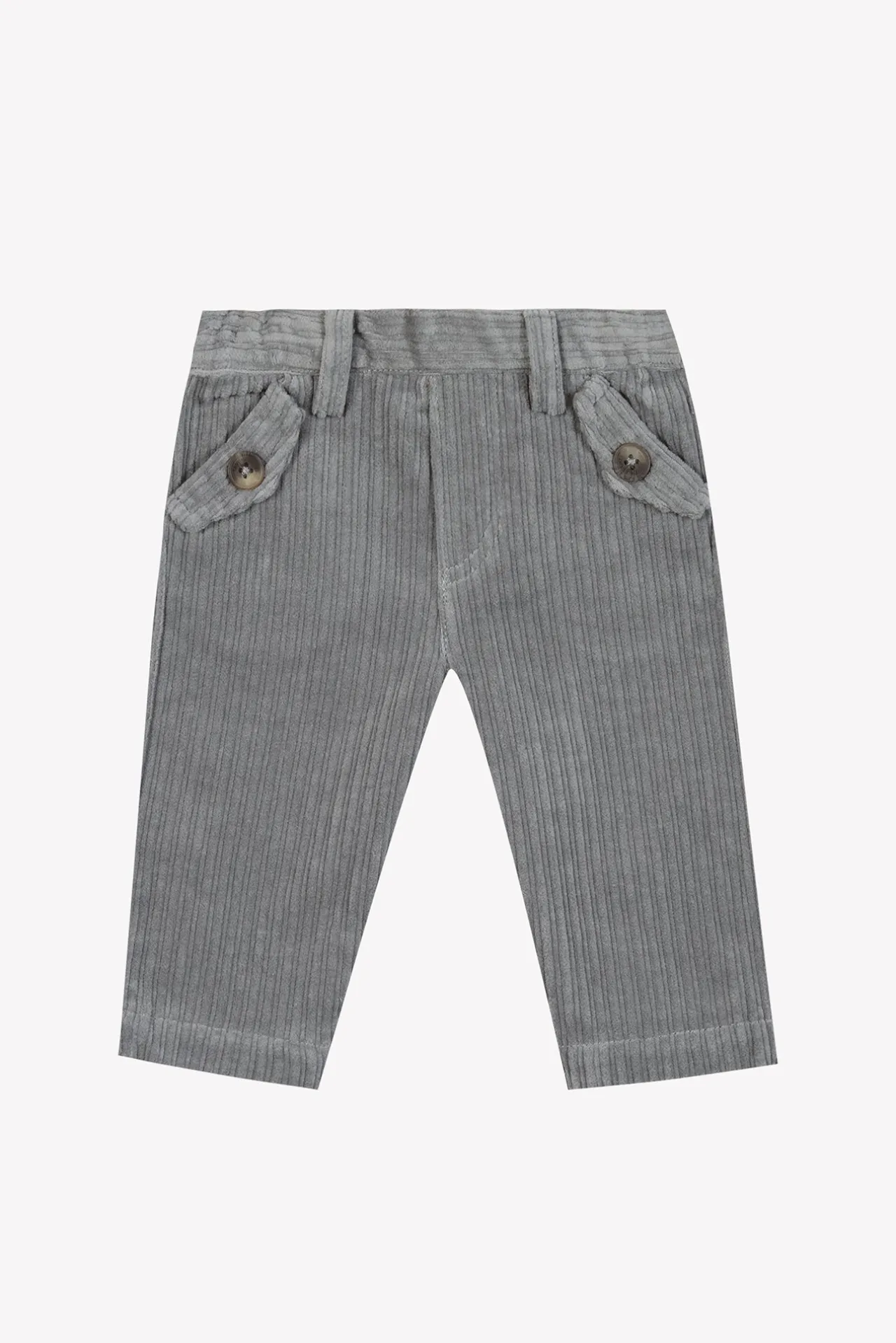 Tartine et Chocolat Pantalon Gris en velours| Pantalons - Jeans