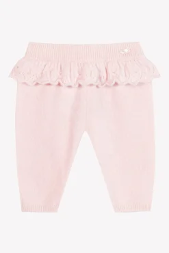 Tartine et Chocolat Pantalon Rose pâle avec jeux de volants| Pantalons - Leggings