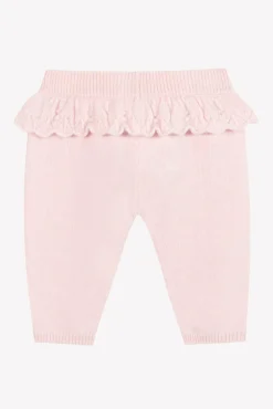 Tartine et Chocolat Pantalon Rose pâle avec jeux de volants| Pantalons - Leggings