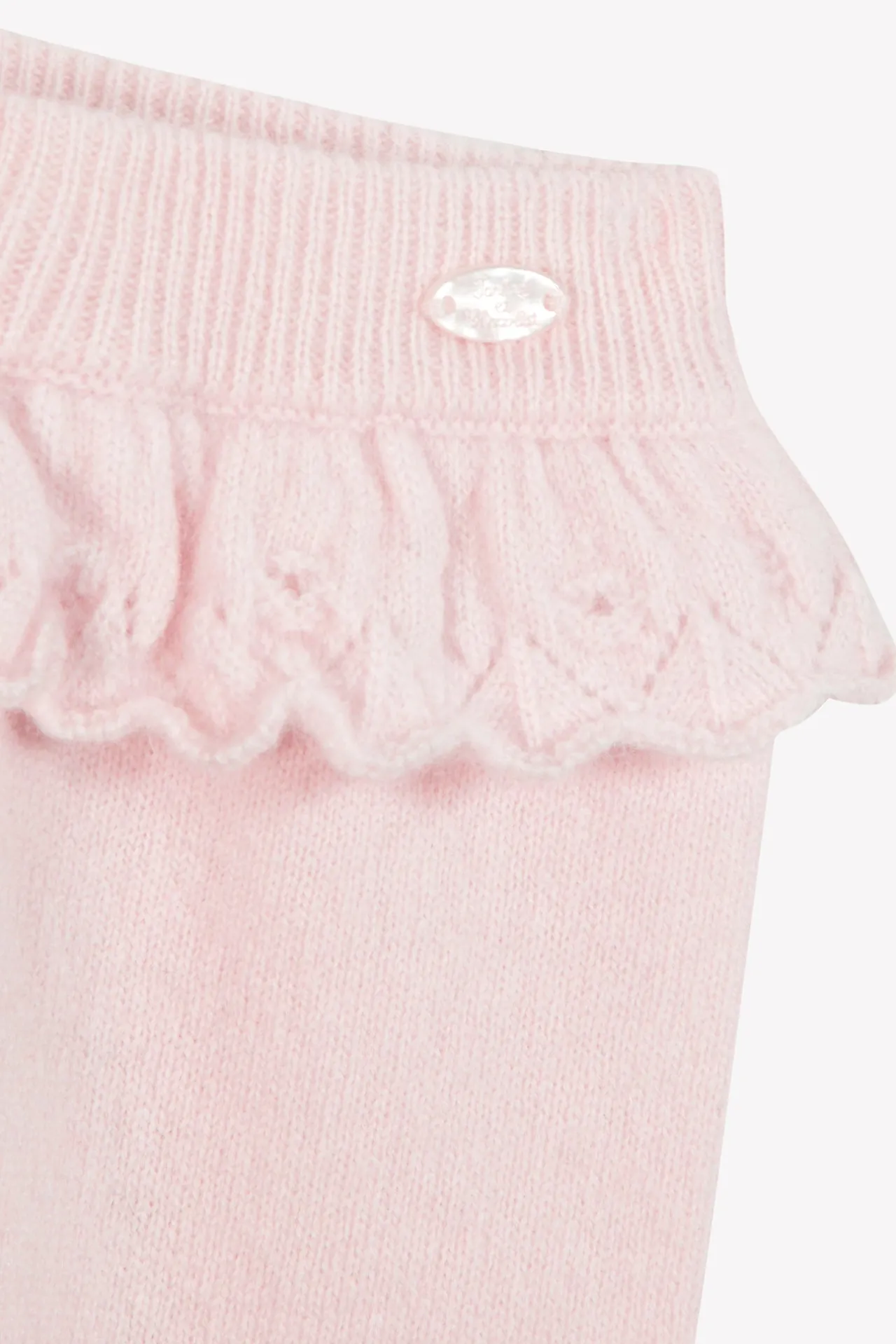 Tartine et Chocolat Pantalon Rose pâle avec jeux de volants| Pantalons - Leggings