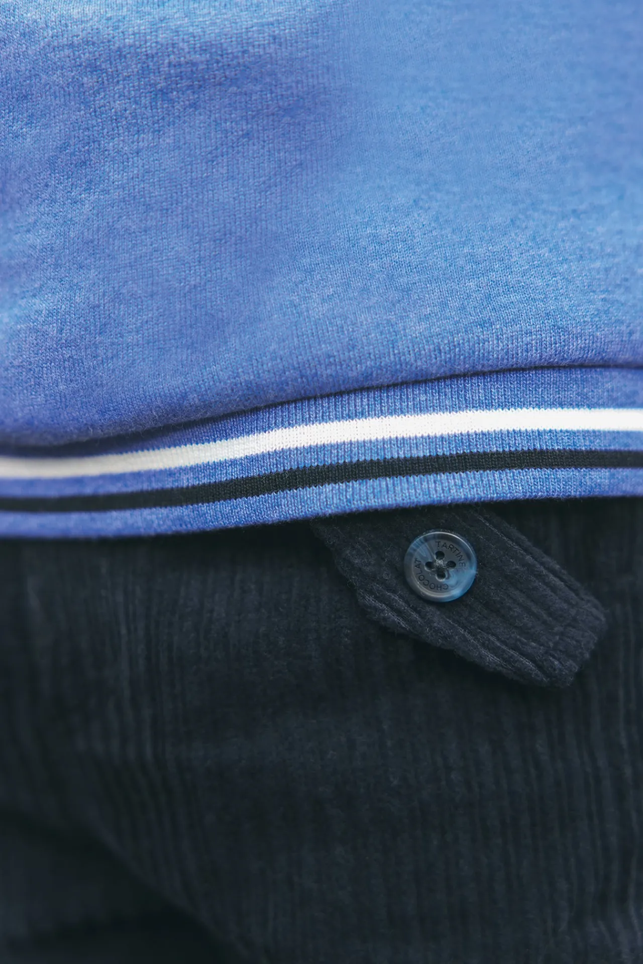 Tartine et Chocolat Pantalon Marine en velours| Pantalons - Jeans
